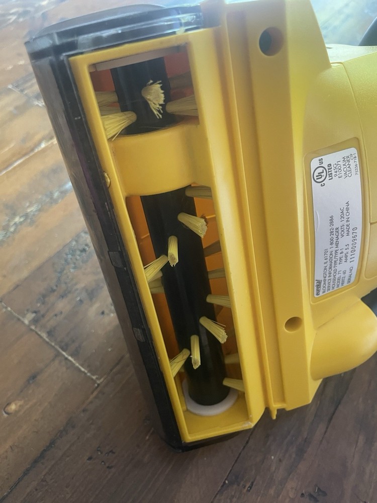 Eureka Model 71 EasyClean Yellow Handheld Vacuum Cleaner Tested EUC