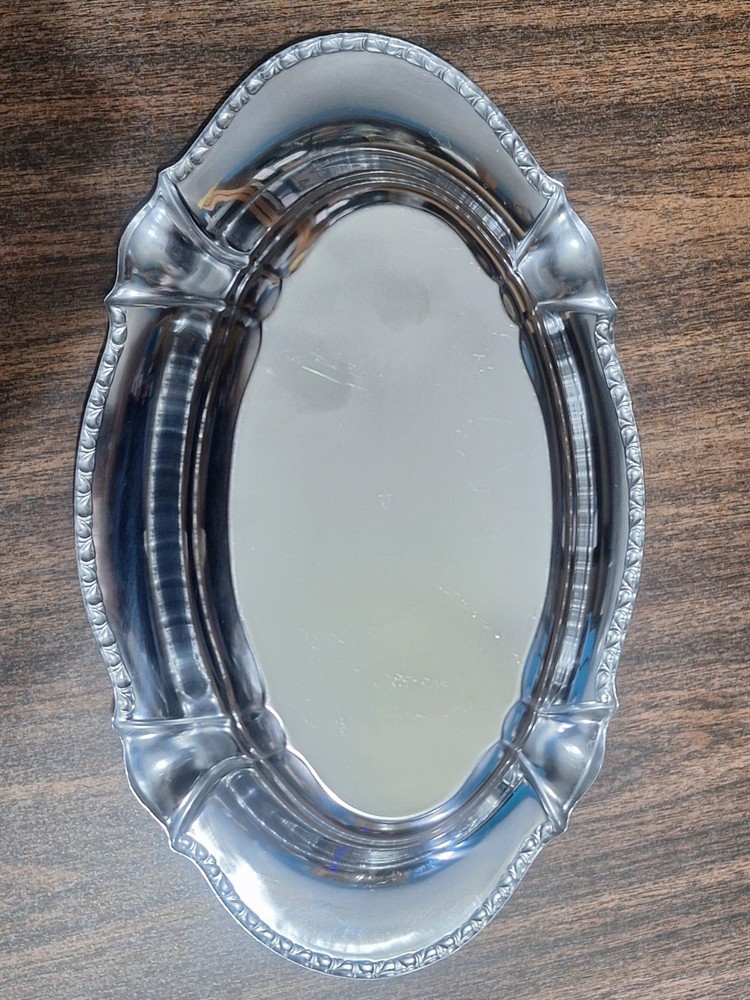Mussbach Germany Silver Plated Serving Dish Bowl 8x13