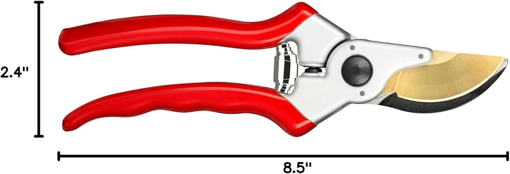 ClassicPRO 8.5" Professional Titanium Bypass Pruning Shears - Use As Pruners...