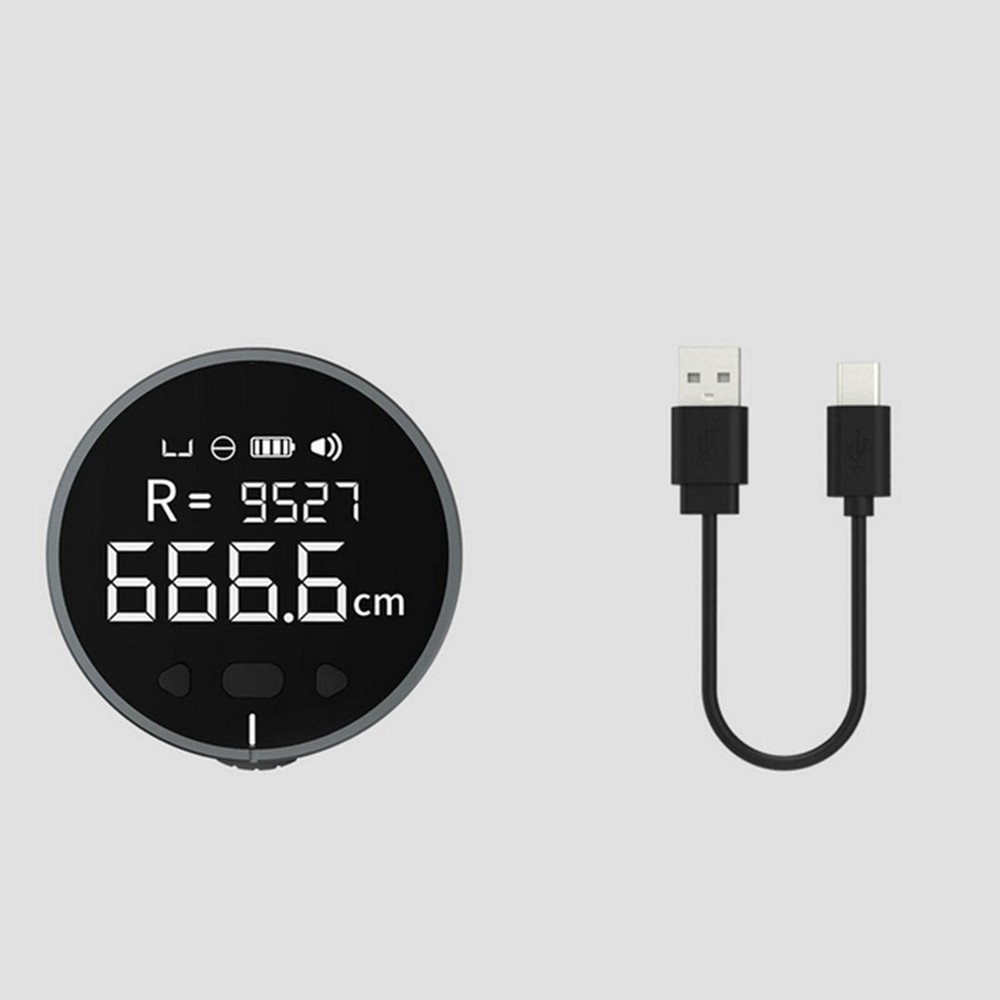 Electronic Tape Measure LCD Display Digital Ruler Tool Type-C Rechargeable