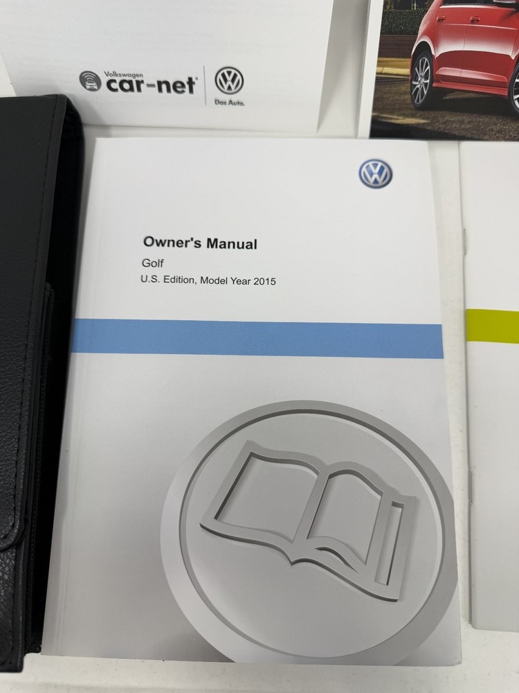 2015 Volkswagen Golf Owners Manual OEM Set