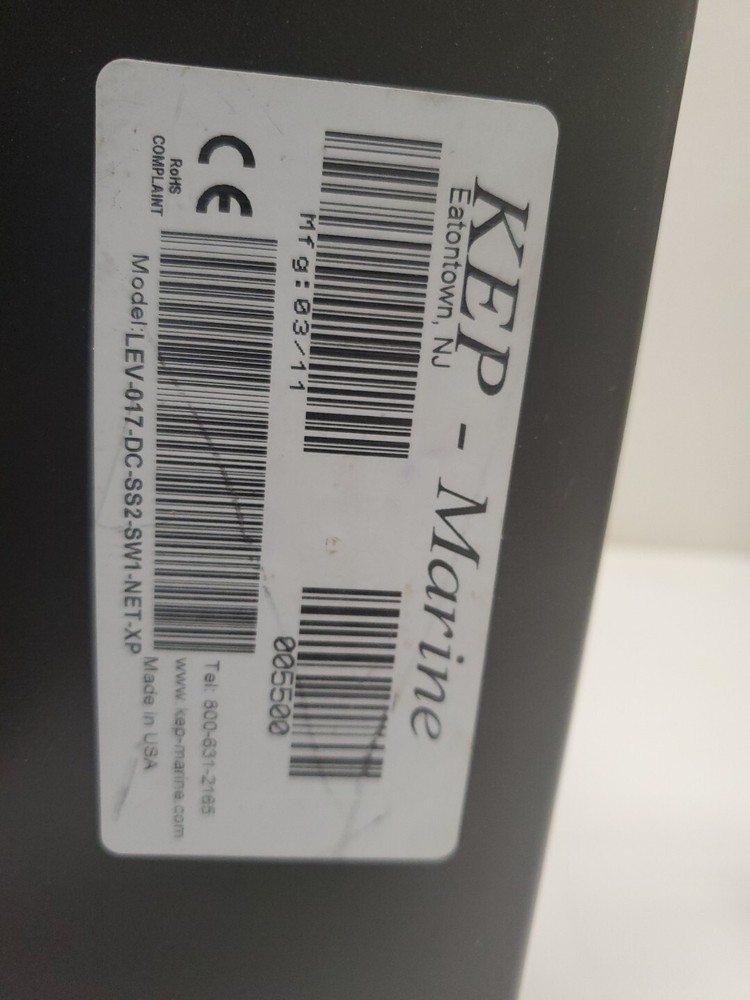 For parts Untested Computer kep marine model lev 017 dc ss2 sw1net xp