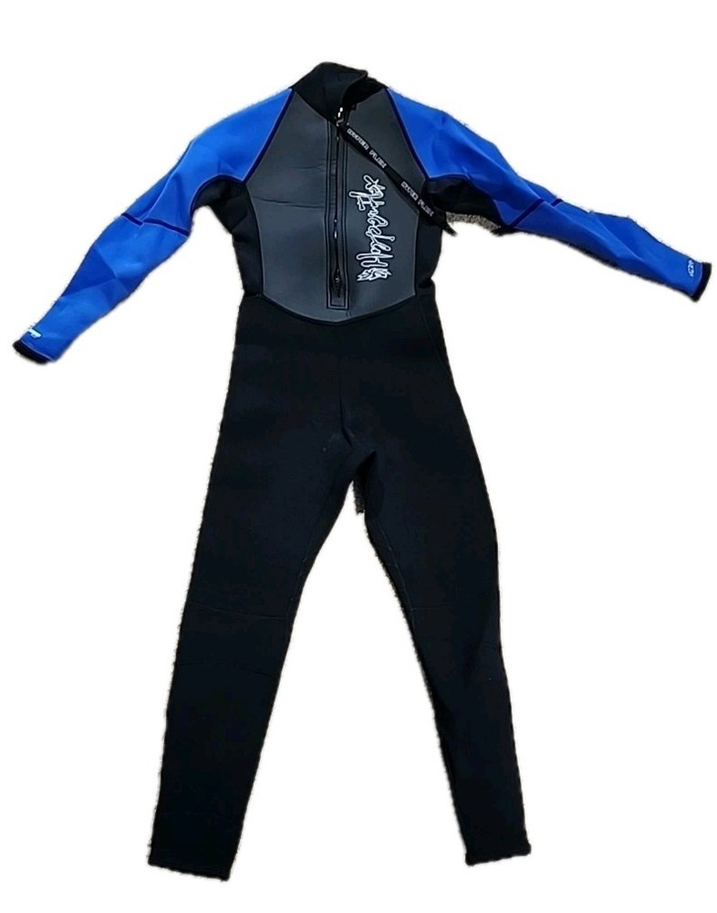 HYPERFLEX Access 3.2 Wetsuit - Black/Blue - JUNIORS 14. Ships Same Business Day