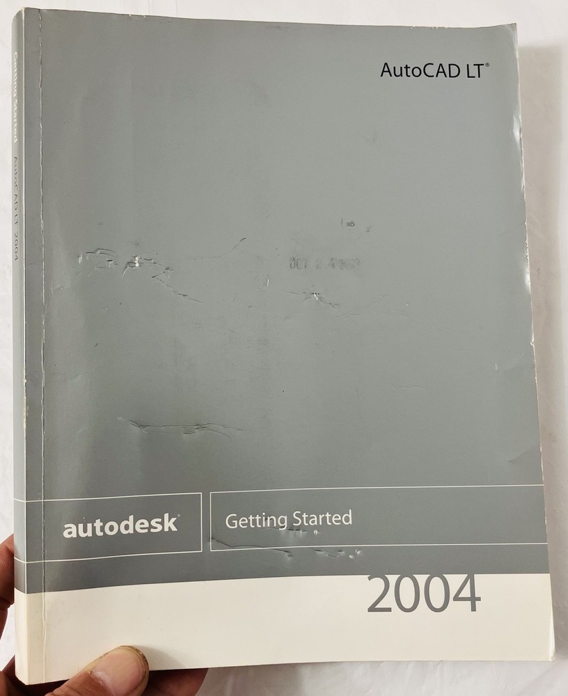 AutoCAD LT 2004 Getting Started Guide + Quick Reference Card Vintage Manual Only