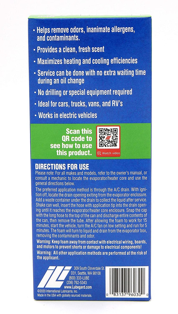 96030 Kool-It Evaporator and Heater Foam Cleaner