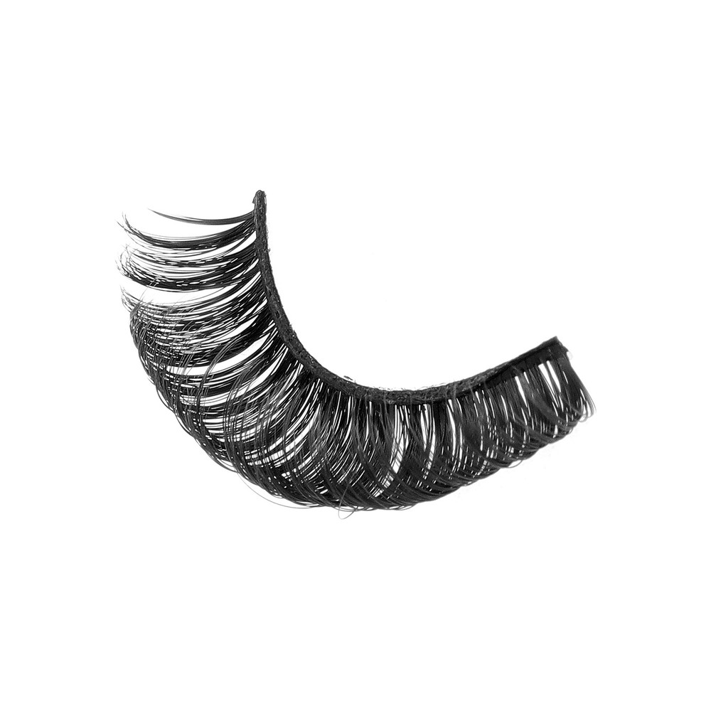 DH06-03 False Eyelashes for Makeup Black 10 Pair