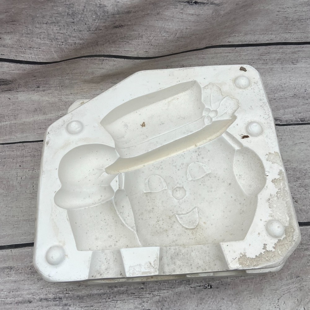 Ceramic Slip Casting Mold Snowman Figurine
