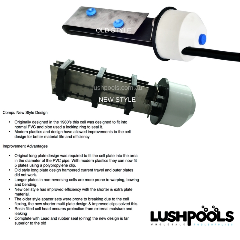 COMPU Pool S70 Compu Chlor Salt Cell Replacement 5yr WARRANTY