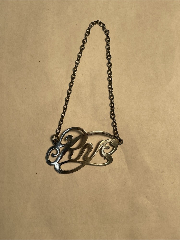 Gorham STERLING SILVER BOTTLE TAG OPENWORK Scotch Bourbon Rye Bill’s Box