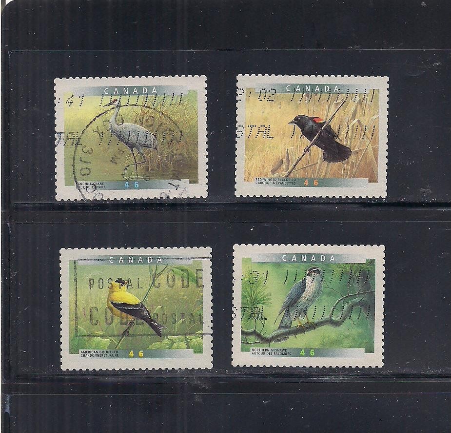Canada #1774-1777 used set Birds