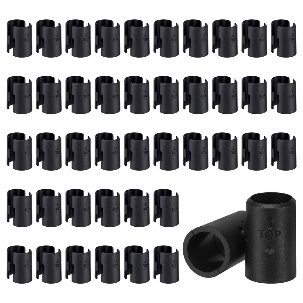 Kellarosses Wire Shelf Clips 40Pcs  for 1" Post Wire Shelving, Shelf Lock Cli...