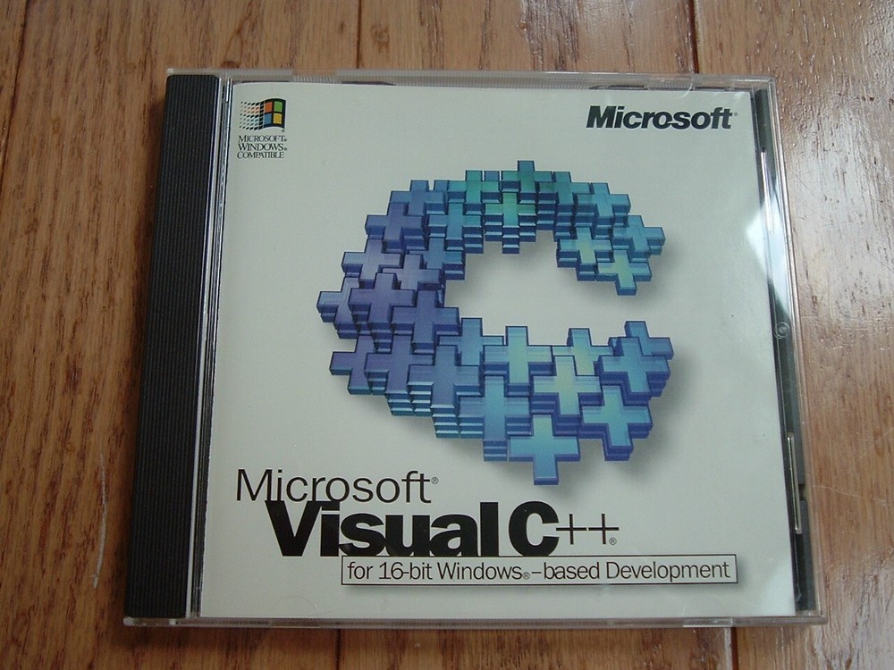 Microsoft Visual C++ for 16 bit Windows Versions 1.52 and 4.1 - original CD!