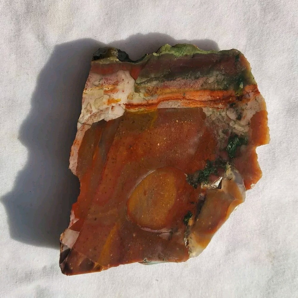 HAYSTACK JASPER SLAB ~ 95 grams / rough agate jasper mineral rock