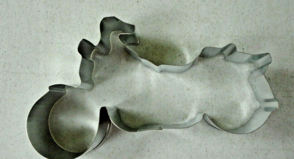 Motorcycle Cookie Cutter 4.5 in