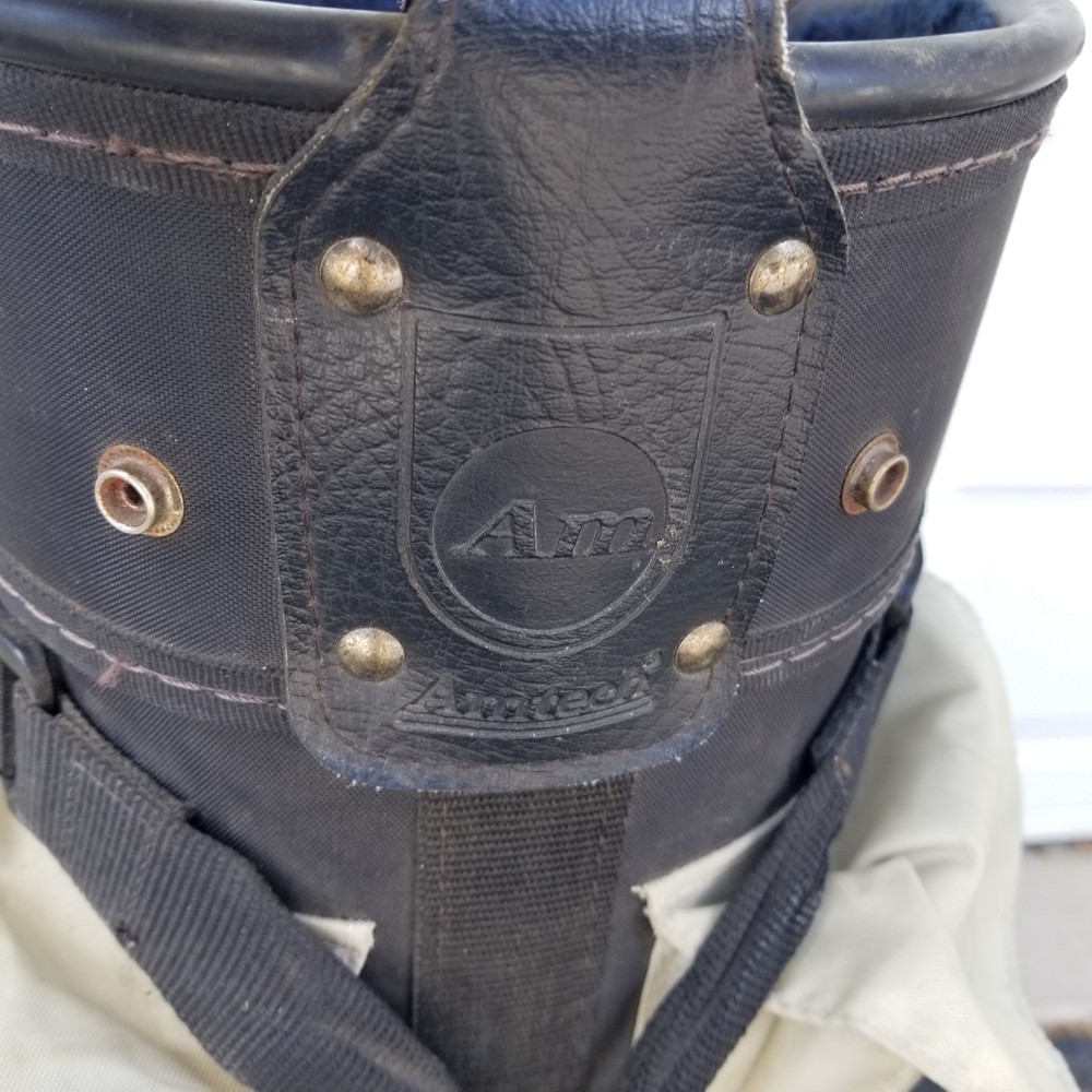 Vintage Golf Bag "Amtech" Tan 3-Way Divider