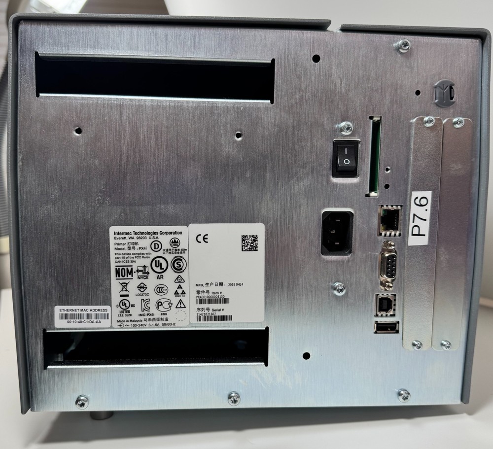 Intermec EasyCoder PX4i Thermal Transfer Printer Label Printer