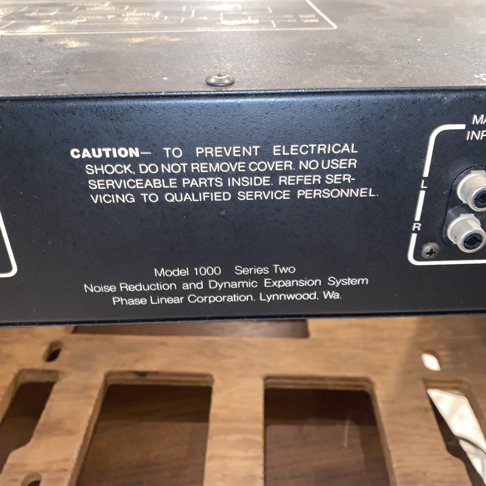 Phase Linear 1000 Series Two Autocorrelator System Untested Powers on