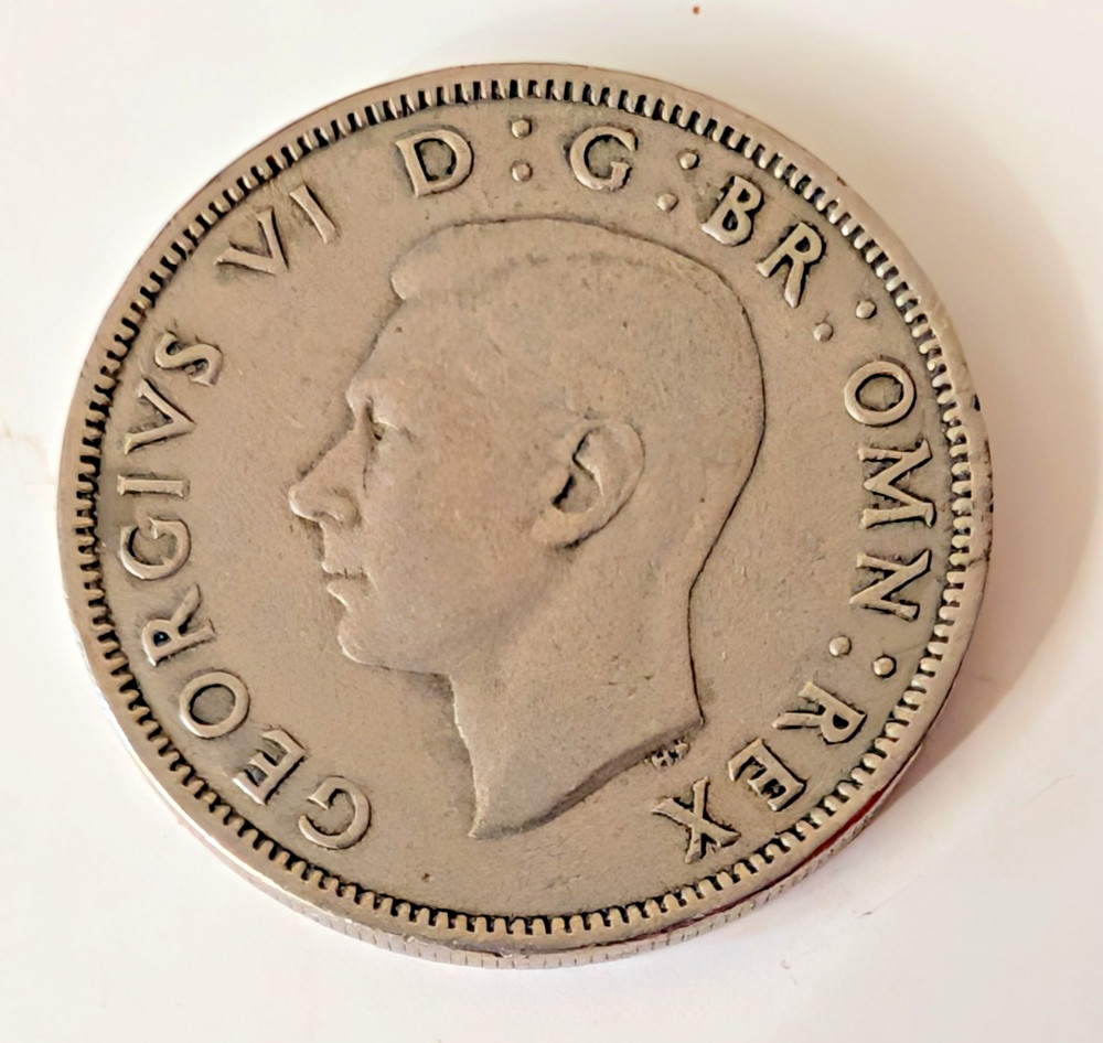 1948 Great Britain Half Crown George VI Coin