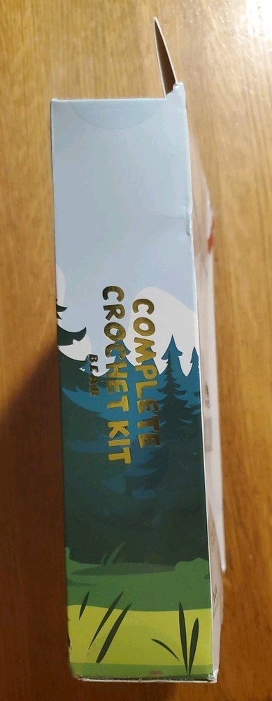 Needle Creations Complete Crochet Kit DIY Easter Bear Intermediate Skill Level