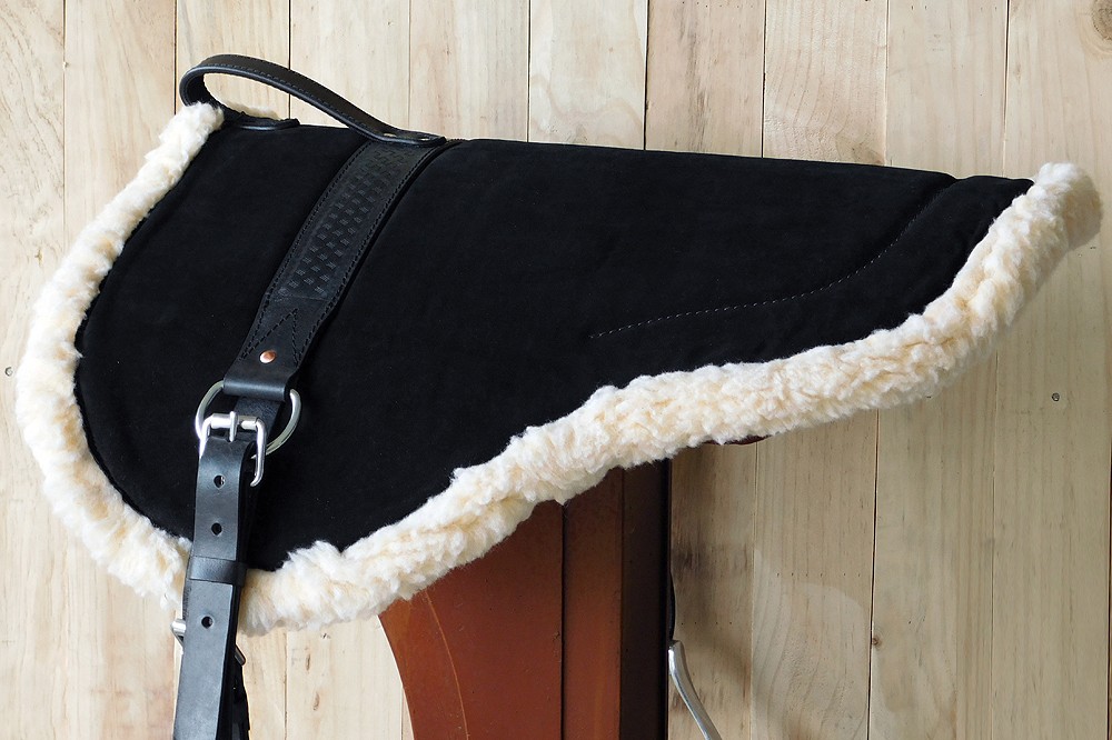 HILASON Natural Horsemanship Leather Bareback Western Treeless Saddle Pad |