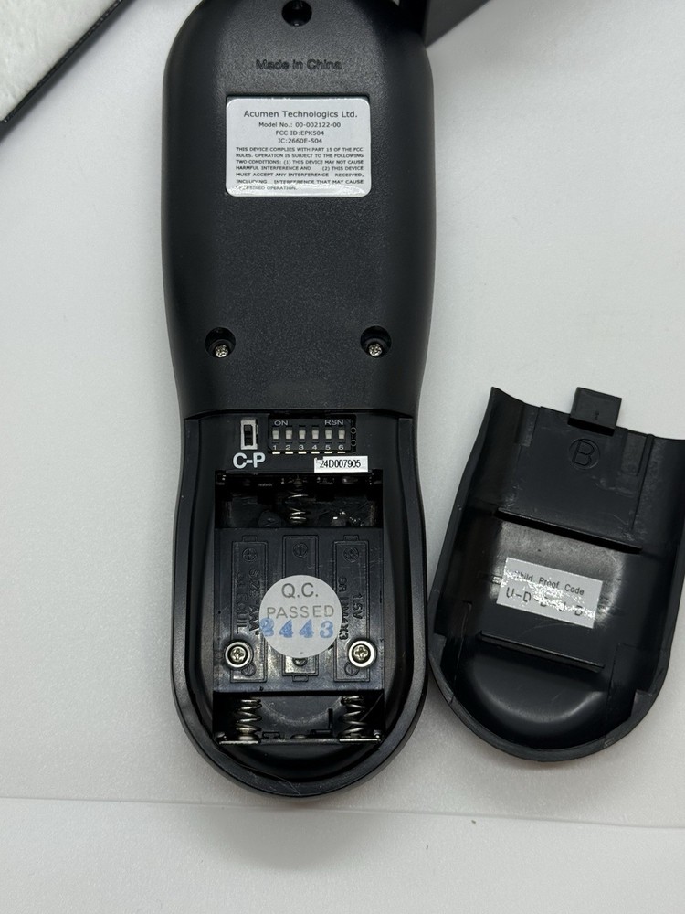 ACUMEN Timer Fireplace Remote Control with Thermostat