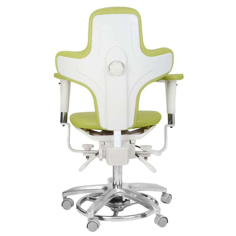 Ergonomic Dental Microscope Stool Micro Surgeon Chair Adjustable Foot Controlled