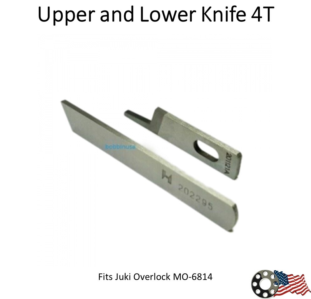 Upper and Lower Knife Juki Overlock Sewing Machine MO-6814