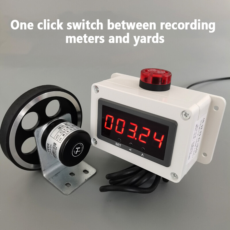 Encoder Wheel 100ppr Counter Meter Rotary Electronic Roll Digital Length Measure