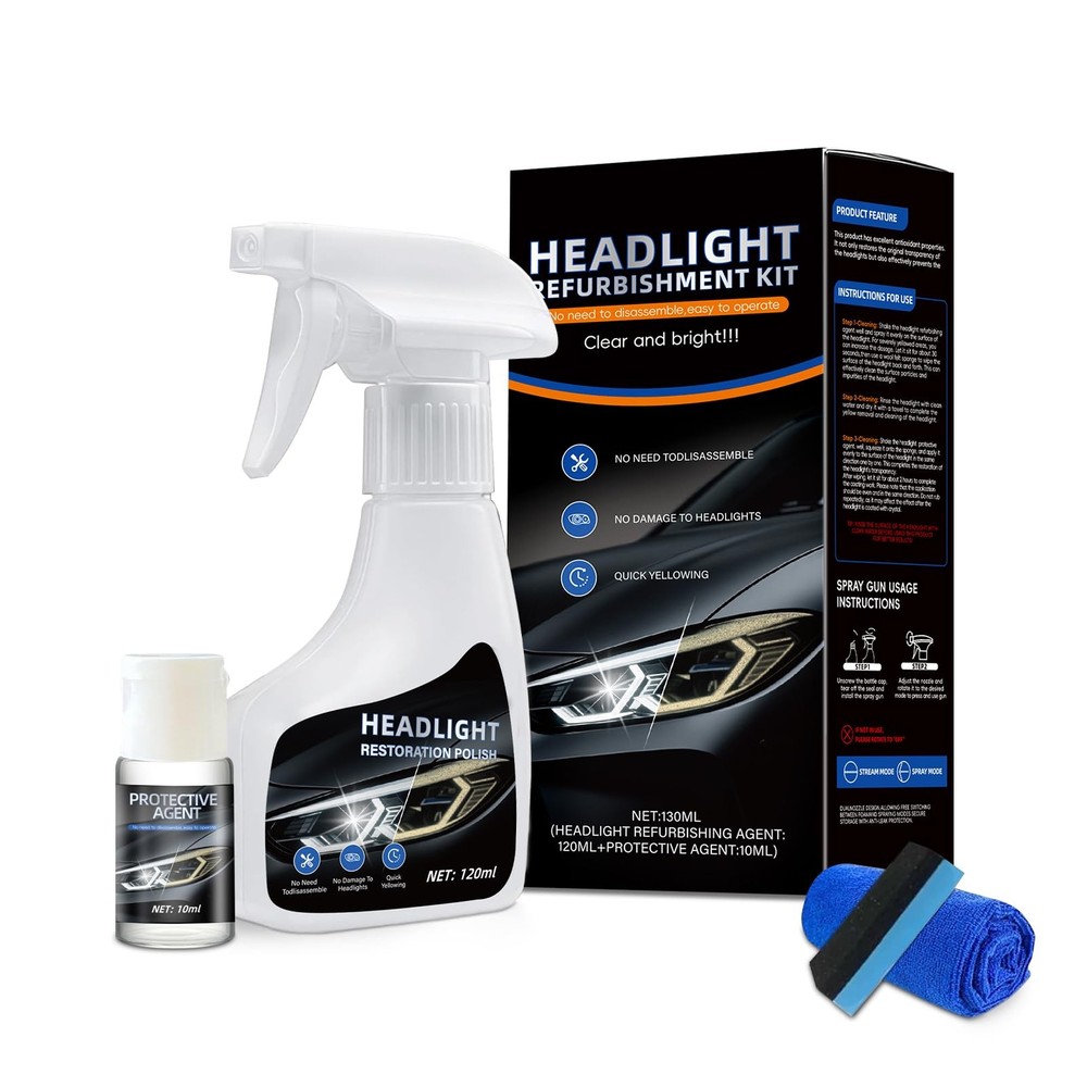 Car Headlight Restoration Polishing Kits,Headlight Kit,Headlight