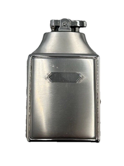 Vintage Ronson Mastercase Metal Silver Tone Cigarette Case Lighter Untested