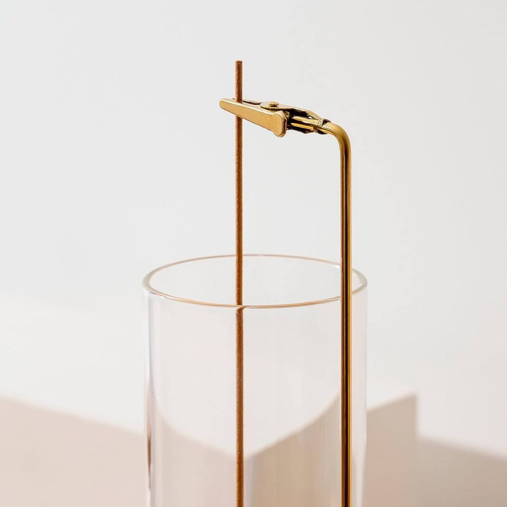 Glass Incense Holder with Ash Catcher
