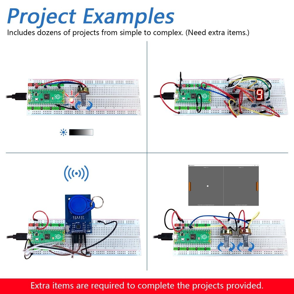 Raspberry Pi Pico Board PreSoldered Header DualCore Arm CortexM0+ Python