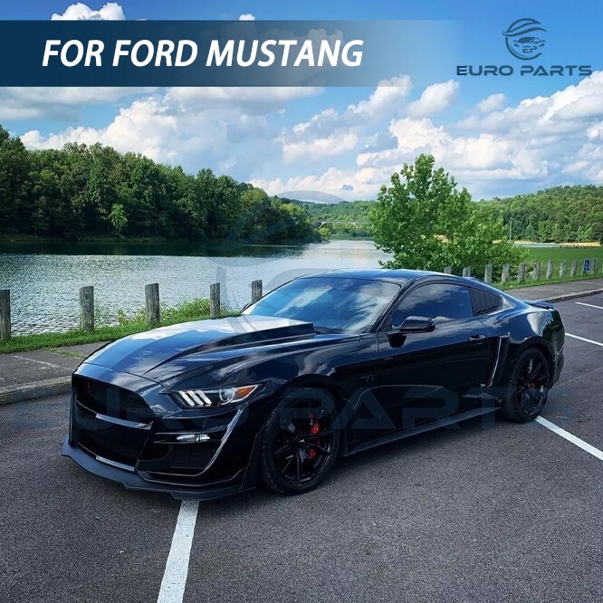 Fits 2015-2017 Ford Mustang GT500 Style Front Bumper Kit Conversion replacement