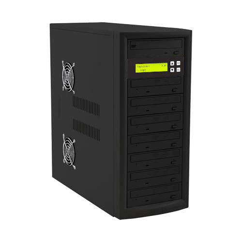 1 to 7 Target SATA DVD CD Duplicator Tower Burner Multiple Disc Copier M-Disc