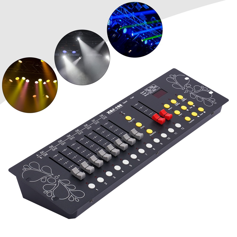 192 Channels Console Controller For Stage Lighting Operator DJ Party DJ DMX 512