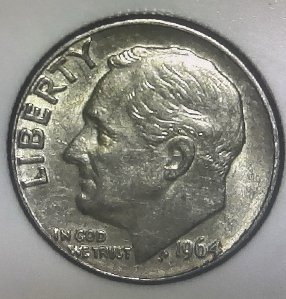 Rare Error 1964D Silver Dime