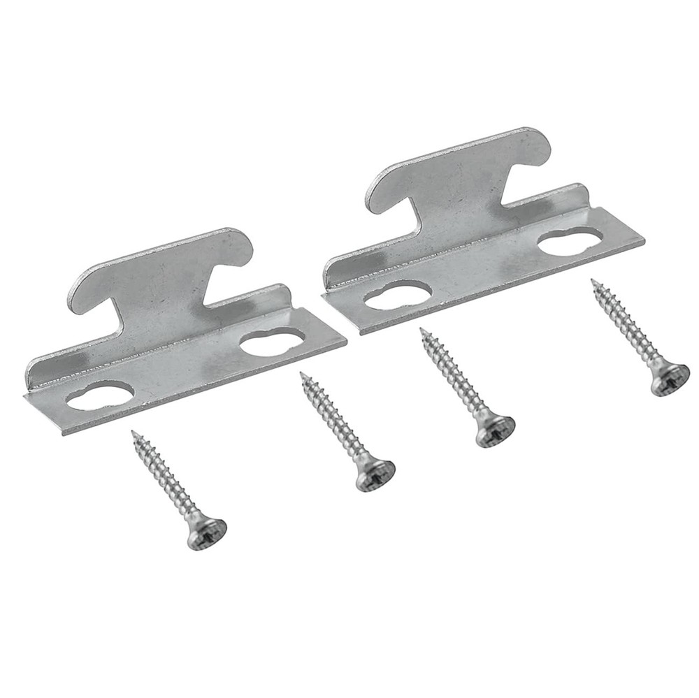 2 Sets Curtain Rod Side Bracket Curtain Rod Ceiling Side Mounting Bracket wit...