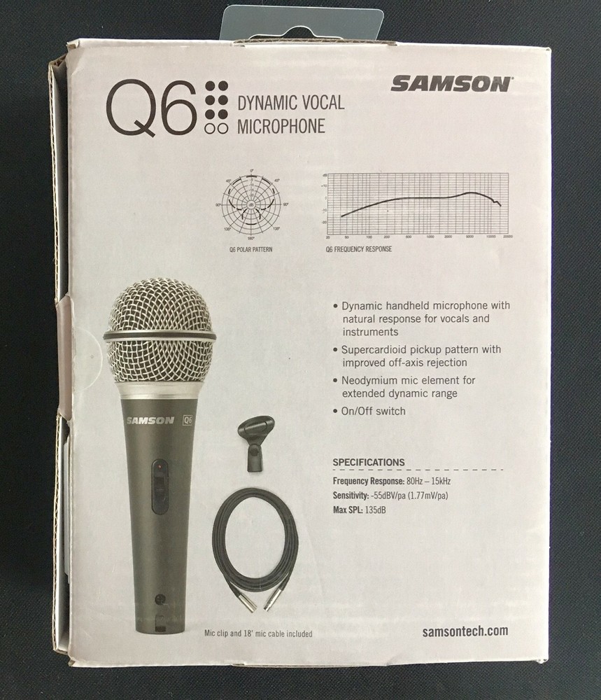 MQ6 COMPACT MIXER + MICROPHONE Q6