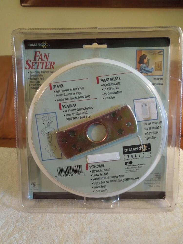 Dimango RC1100 Remote Control Fan Setter - 100 Ft Range