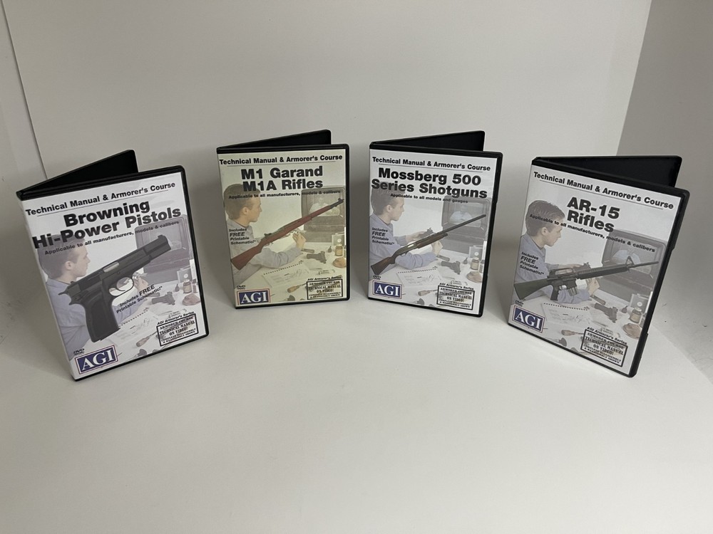 Essential Firearm Armorers Course Bundle 4 Courses 4 DVDs