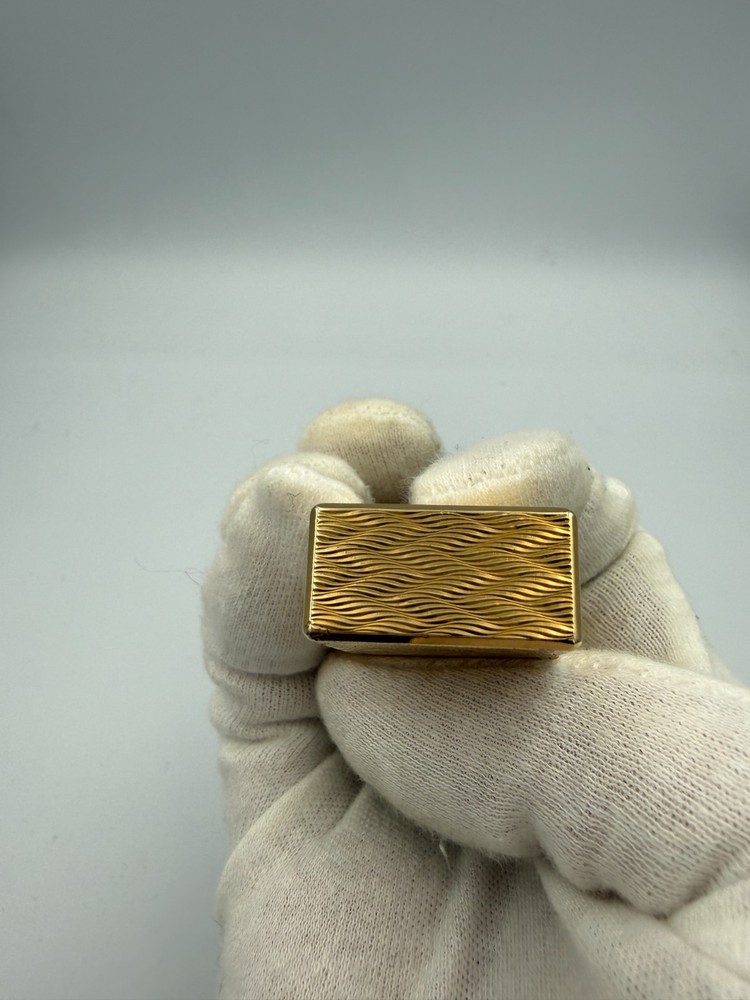Mint Working Dunhill Gas Lighter Gold with box
