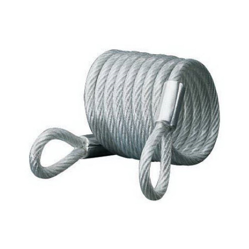 Master Lock 65-D 6-Ft. Self-Coiling 6mm Coated Padlock Cable - Quantity 1