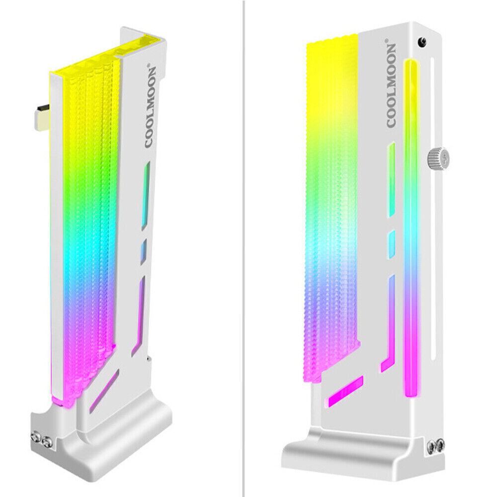 5V 3Pin ARGB VGA Bracket Vertical GPU Support 12pcs LED RGB Graphics Card Stand