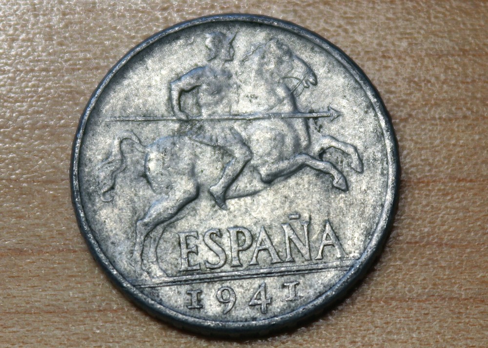1941 Spain 10 Centimos