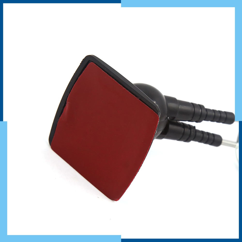 Universal Pack(1) Car Adjustable Decorative Antenna Black Silver Tone