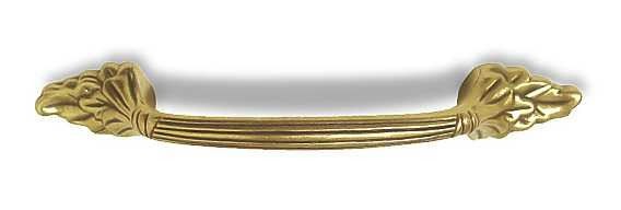 3-3/4" Oak Leaf Design Pull Antique English