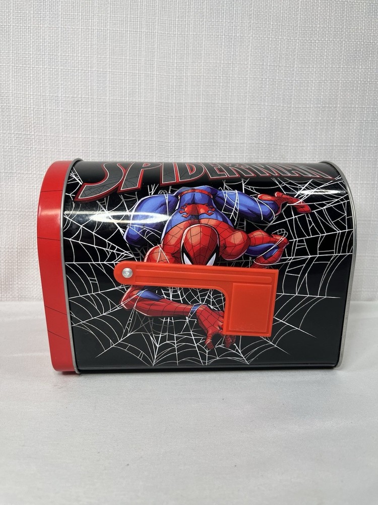 Marvel "World Of Web" Spider-Man Tin Mailbox