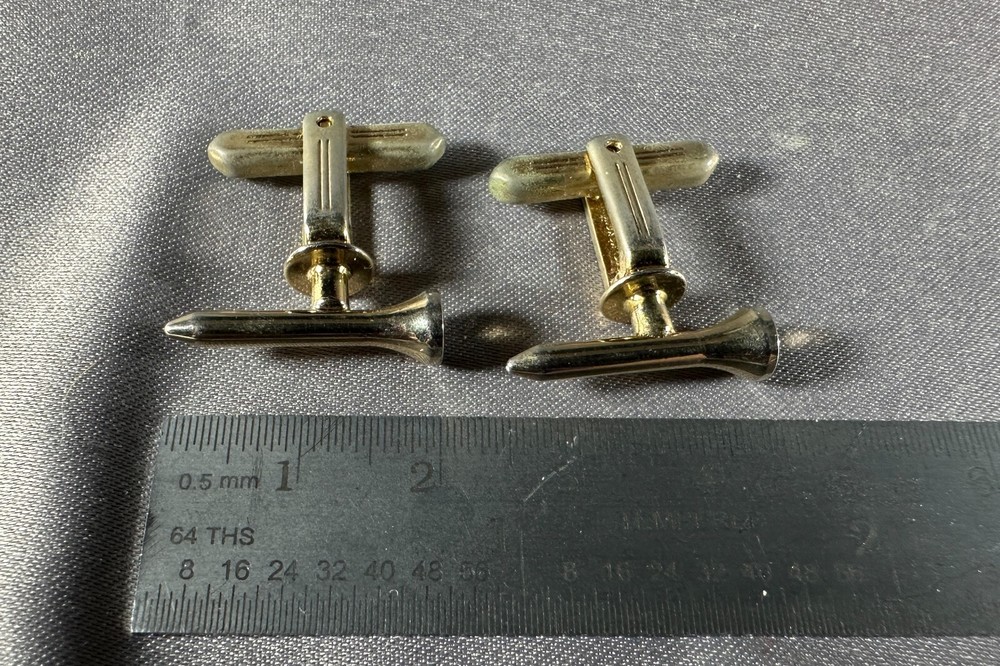 2 sets of Golf themed cufflinks