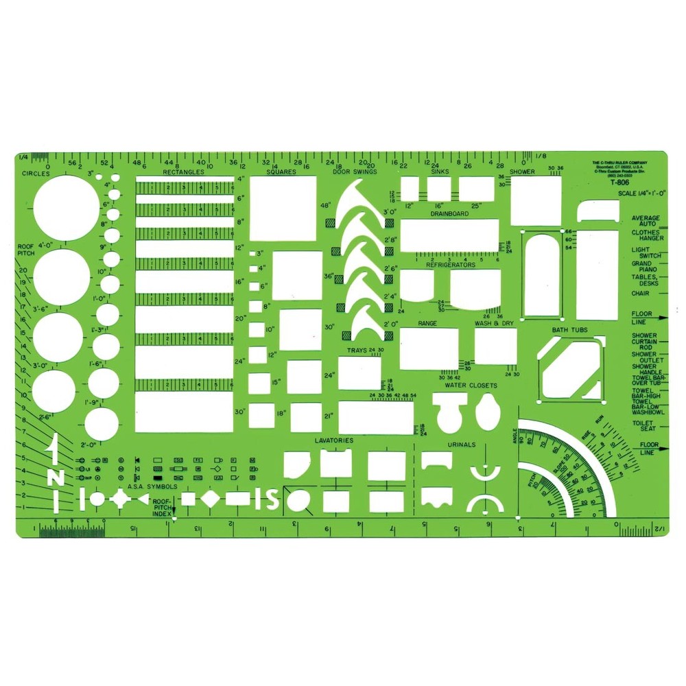 Westcott Architectural Template