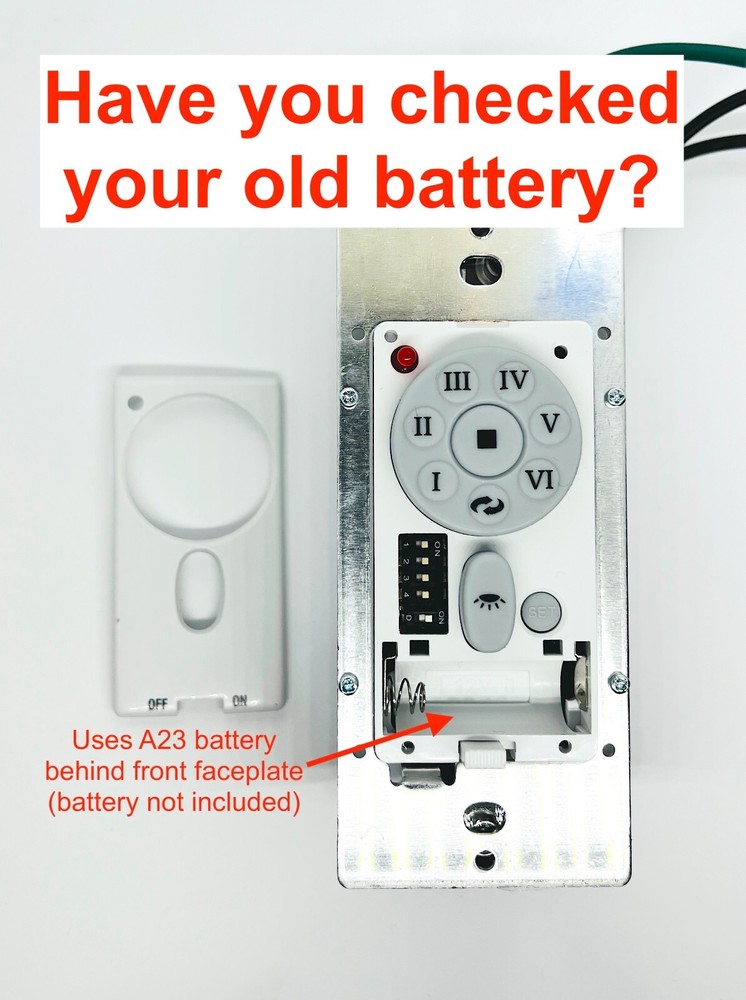 UC9787TB DC Wall Control Works with RH787T